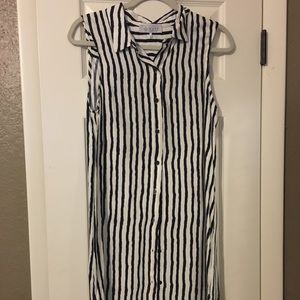 Wayf button up dress